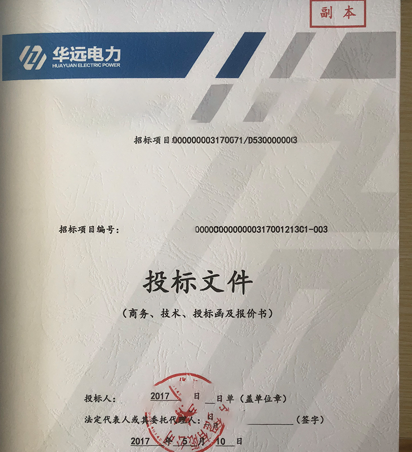 投标文件示例